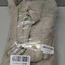 MYSKY HOME Linen Curtains for Living Room, Natural Semi Sheer Curtains & Drapes 84 inches Length 2 Panels Set Farmhouse Country Boho Style Back Tab Draperies for Sliding Glass Door, 50" Wide, Linen, 50"W x 84"L (Pack of 2), Linen