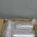 Gejoy 400 Pcs Aluminum Foil Baking Cups with Lids 5 oz Disposable Ramekins Mini Cake Pans Creme Brulee Cupcake Liners Muffin Tins Flan Mold Dessert Container for Wedding (Silver, Classic)