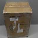 Lamomo Motion Sensor Outdoor Post Lights, Dusk to Dawn Lamp Post Light Fixture, Waterproof Aluminum Lamp Posts Outdoor Lighting Pole Lantern for Yard Patio Pathway Garden (1 Pack, Black)