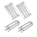 Ceramic Rod Radiant Tray Stainless Steel Grill Heat Plates Grill Burners Briquette Tray for DCS Grill Parts Replacement for DCS36 BGB36-BQARL, DCS48 BGB48-BQARN, 27DBQR, DCS27FS-BQR