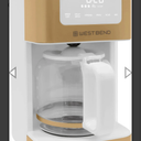 West Bend - 12-Cup White-Gold Hot & Iced Coffee Maker - CMWB12WG13