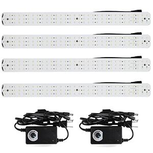 Amazon.com: 4pcs LED Light Boards with 2pcs Dimmable AC/DC Power Adapters for Konseen Product Photography Light Box,110V~220V, 96 LEDs Lamp Beads on Each Light Board : Tools & Home Improvement