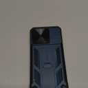 FNTCASE for iPhone 15 Pro Case: Military Grade Drop & Shock Protection Cell Phone Cover with Kickstand & Slide | Rugged Protective Bumper Textured (Blue)