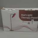 Red Light Therapy for Body Face, Infrared Light Therapy Lamp with Adjustable Stand, 660nm and 850nm Near Infrared LED Lights Panel, Red Infrared Lamp for Full Body, Gift for Men Women (Black)