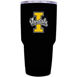 R and R Imports Idaho Vandals 24 oz Black Insulated Stainless Steel Tumbler