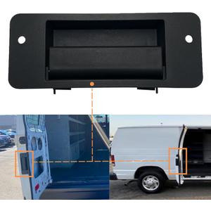 APPERFiT Side Door Handle Compatible with 1992-2019 Ford E150 E250 E350 E450 Econoline E Series Van Replaces 6C2Z-1543401-AA 80916 for Rear Cargo Door/Back Side Door