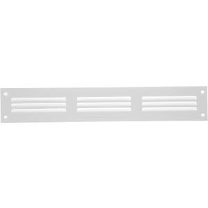 Repa Market 12x2 Inch Air Vent Cover/White Galvanized Steel Louvered Grill Cover with Mesh Screen/Wall or Ceiling Vent/Durable Flush Mount HVAC Register for Indoor and Outdoor Ventilation