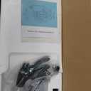 AYURA Retractable Garden Hose Reel 100 ft x 1/2 inch with Pro Metal Shaft, Heavy Duty Automatic Garden Hose Reels with Kink-Free Rewind and Lock at Any Length, Wall Mount Water Hose Reel for Outside (Green)