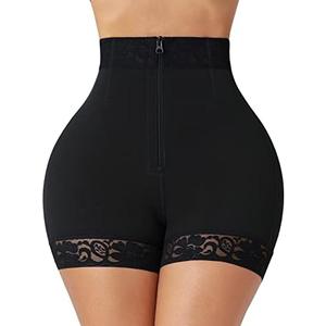 FeelinGirl Body Shaper for Women Butt Lifting Shapewear Tummy Control Panties with Hook Zipper Closure, L
