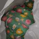 Pet Soft Disposable Cat Diapers  Diaper for Female & Male Cats, Puppy Doggie Diapers for Female Dogs with Adjustable Foam Tail Hole, Small (24Pcs, GN Flowers)