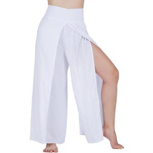 LOFBAZ Patch Sleeveless Lace Up Summer Dress for Women Casual Maxi Dresses (Small, Solid White)