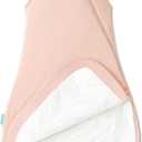 PurComfy Supersoft Sleep Sack 1.0 TOG, Premium Bamboo Viscose Baby Sleeping Bag, 2-Way Safe Zipper Sleep Sacks 6-15 Months (Blush)