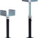 2 Pack U-Shaped Floor Jack for 4x2, 4x4, 4x6 Joists - Adjustable Steel Telepost with U-Head, Mini Screw Jack, Post Jack.9-13 Inch Adjustment Range.