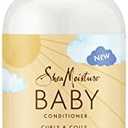 SheaMoisture Baby Conditioner for Curly Hair Raw Shea, Chamomile and Argan Oil Moisturizes and Helps Detangle Delicate Curls and Coils 13 oz