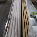 Art3d 4-Piece Wood Slat Acoustic Panels for Stylish Decor and Noise Reduction, 3D Textured Panel for Ceiling and Wall, Oak (4Pcs - 94.5 * 7.9 inch)