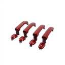 HUYILUN0104 Red 1 Lot 4 Doors Exterior Handle Door Outer Handle Compatible with Nissan Versa 2007-2012