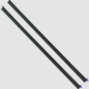 28"/18" Squeegee Replacement Bundle #2 (2 Heated Silicone + 2 Unheated Silicone Squeegees)