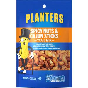 Planters Spicy Nuts & Cajun Sticks Trail Mix 6 Oz