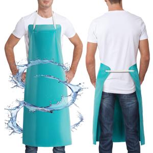 Waterproof Rubber Apron,Heavy Duty Oil&Chemical Resistant Waterproof Work Aprons,Apron for Women Men Heavy Duty Work Apron