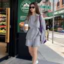 clearance sell today Sweatsuits Women 2 Piece Outfit, Oversized Knit Lounge Set | Cozy Fall Sweater with Loose Sleeves (Womens Loungewear, Comfort Sweat Set) Size S (Gray, S)