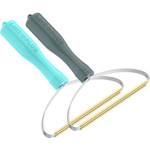 Pet Hair Remover Carpet x2 & Lint Root Cleaner Pro Pet Hair Remover by LINTPLUS,Special Pet Hair Removal Tool Multi Fabric Edge and Carpet Rake for Couch, Pet Towers and Rugs