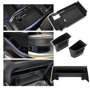 Sinminou Center Console Organizer Compatible with 2020-2025 Mazda CX-30 Accessories, 3PC Armrest Tray, Secondary Storage Compartment ＆ Door Handle Storage Pocket Insert Accessories