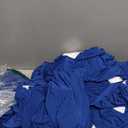 BRILLMAX 6 Pack Navy Blue Round Tablecloths 120 Inch for 60” Tables  150 GSM Polyester Fabric, Floor Length Drop, Water, Stain & Wrinkle Resistant Cloth Cover for Wedding Reception Banquet Dining