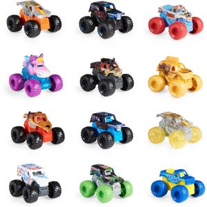 Monster Jam, Official Mini Mystery Collectible Monster Truck 12-Pack, 1:87 Scale, Great Gift for Birthday Parties