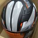 CUTEY Full Face Motorcycle Helmet - DOT Certified, Lightweight, Dual Visor, Ventilated - for Adults Men & Women size M