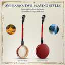 AKLOT 5-String Banjo Deluxe Set: 38-Inch Full-Size Banjo With Remo Head and Detachable Resonator, Open-Back or Closed-Back Playing, With Pickup, Tuner, Bag, Strap, Pick, Bridge, for All Adult Levels