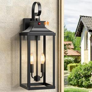 25" Exterior Lighting Fixtures, Upgraded Motion Sensor Outdoor Wall Lights, 1 Pack
