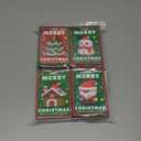 4 Packs Christmas Building Blocks Set, Santa Claus Design Building Blocks Set, Christmas Ornaments Element Building Blocks Ornaments, Christmas Pixel Block Figures Stocking Stuffers Gifts