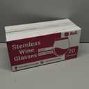 Reli. Disposable Wine Glasses (48 Pack, 12oz) Plastic Stemless Wine Glasses Disposable | Clear and Stemless for Parties, Cocktails, Whiskey, Weddings | Shatterproof