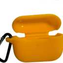 Silicone Shockproof Cover Case for Airpods Pro 2nd Generation (2022) - Orange