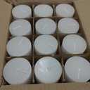 Shihanee Set of 36 Pillar Candles and Glass Cylinder Vases Clear Cylinder Holders for Slim Pillar Candles Wedding Centerpieces(2.6'' X 4.7'', 5.9'', 7.9'',Ivory White)