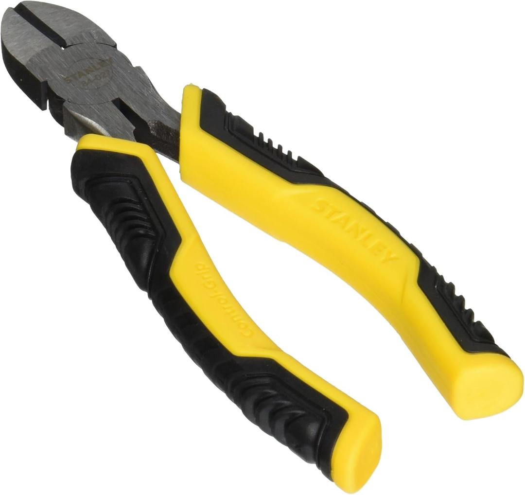 Stanley 84-027 6-Inch Bi-Material Diagonal Pliers