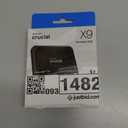 Crucial X9 2TB Portable SSD, Up to 1050MB/s, USB 3.2 USB-C, External Solid State Drive, Compatible with Windows, Mac, & Android, Reliable Storage for Games, Files, & Backups, Black - CT2000X9SSD902