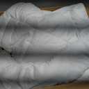 EASELAND Full Size Mattress Pad Cotton Pillow Top Mattress Topper White