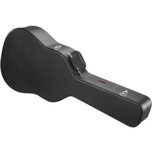 VEVOR Acoustic Guitar Hard Case, 43.31 in Gourd-Shaped Guitar Hard Case, With Lock Latch Key Handle, PVC Padding Soft Lining Water-Resistant Hard Shell Guitar Case, for 39-41 in Acoustic Guitar, Black