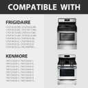 4 Pack 316202405 Grate Replacement Parts for Frigidaire Kenmore Gas Stove Burner, Grates Range Parts, Gas Stove Accessories Cast Iron Pot Rack Cookware Sets