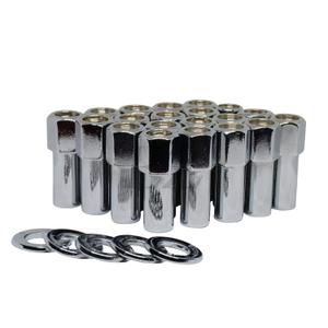 Open End Cragar SST Mag Lug Nut 1/2"-20 with Center Washer Set of 20 Pcs