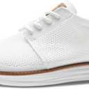 Bruno Marc Men's KnitFlex Breeze Mesh Sneakers Oxfords Lace-Up Lightweight Casual Walking Shoes 10.5