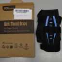 Thumb Brace for Pain Relief - Professional Thumb Stabilizer, Trigger thumb Splint for Arthritis De Quervain's, Tendonitis,CMC, Wrist Support Adjustable Comfort Wear Left Right Hand Office & Night