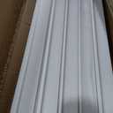 10 Pack 39.37"(Total 32.8 Ft) Ceiling Crown Molding with LED Duct Kit White Decorative Crown Moulding Trim for Seamless Ambient Accent Lighting, Easy LED Trim Moulding Strip Installation