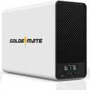 GOLDENMATE 1500VA/1000W Lithium UPS Battery Backup and Surge Protector, Backup Battery Power Supply with LiFePO4 Batteries(296Wh), AVR, Line Interactive Sinewave UPS System, 8 Outlets, LCD Display