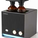 Smart Aroma Waterless Essential Oil Diffuser, Cold Air Tech Scent Air Machine for 2000 Sq Ft, 200ml Hotel Collection Diffuser for Home & Office (Black Titanium, Two Scents)