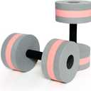 Timoo Aquatic Dumbells Set of 2 Water Dumbells Pool Resistance Water Weight Water Aerobics High-Density EVA-Foam Pool Fitness