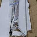 LITTLE TREE 47-Inch Console Table, Modern Entryway Table with Storage, Narrow Sofa Table Behind Couch for Living Room, Foyer, Mirrored Silver