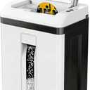 150-Sheet Paper Shredder Heavy Duty, Micro Cut and CDs/Cards, P5 Ultra Security, 60 Min Non Stop Shredder for Home Office, 5.3 Gallon Bin with Wheels, <60 dB (OL289)