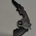 Revolver Folding Knife 44 Mag Assist Open Pocket Knife Tool (Black)